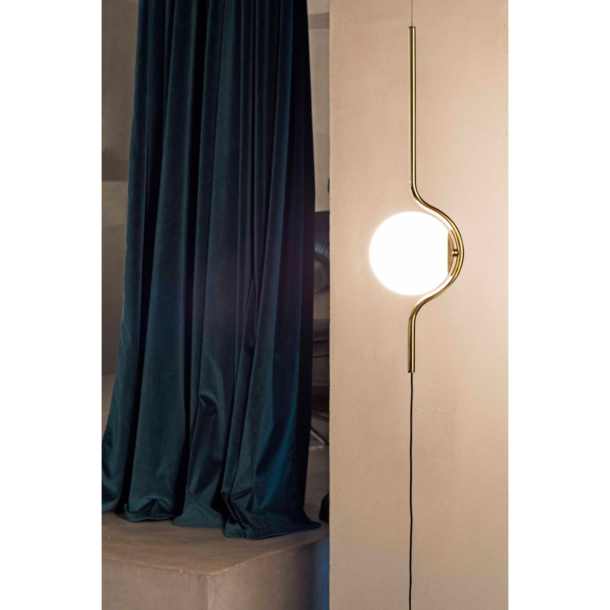LE VITA Lampe suspension/lampadaire or