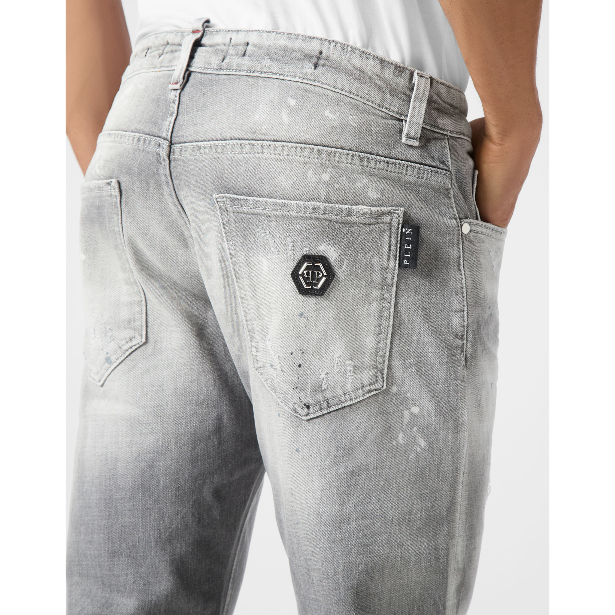 PHILIPP PLEIN Jeans dal taglio dritto