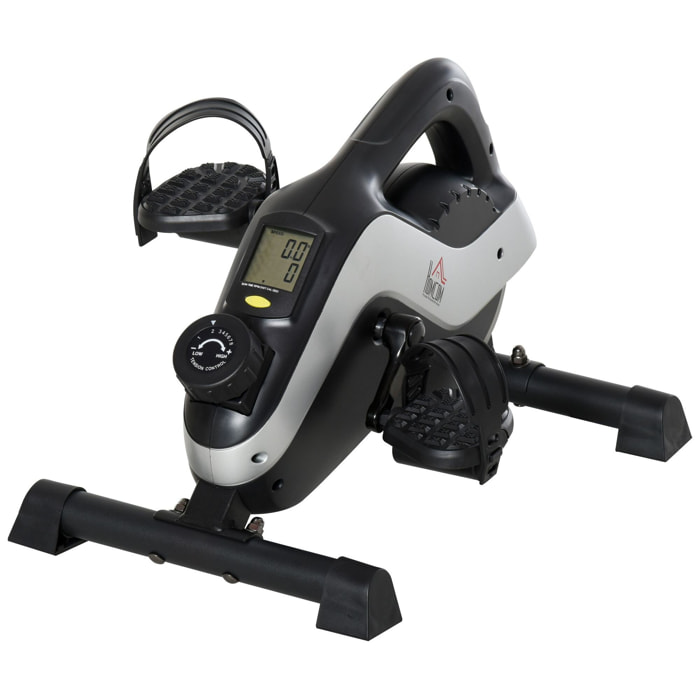Mini vélo d'appartement 8 niveaux résistance magnétique écran LCD multifonction noir