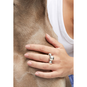 Anillo SER INTRÉPIDA PLATEADO 12