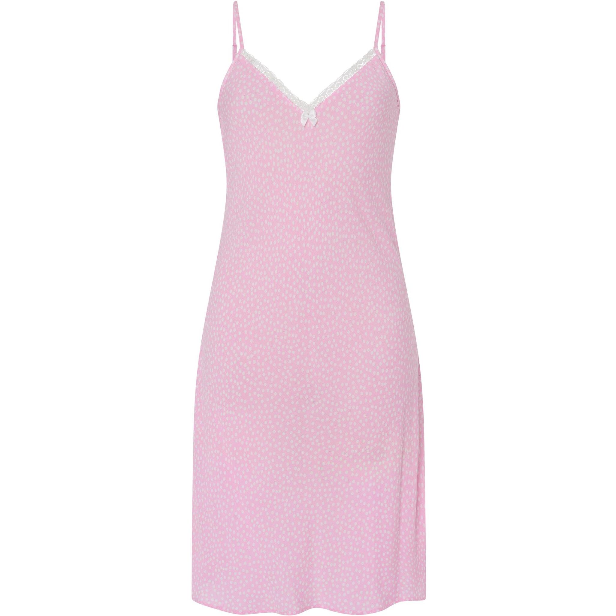 Camisón corto mujer viscosa topitos ligero