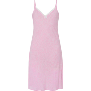 Camisón corto mujer viscosa topitos ligero