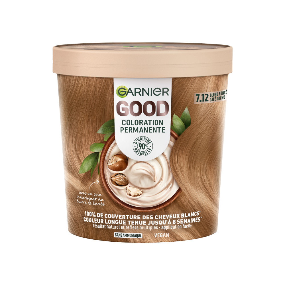 Garnier Good Coloration 7.12 Blond foncé café crème