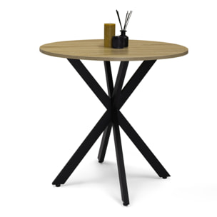 Tables rondes Soline - Bois - Noir