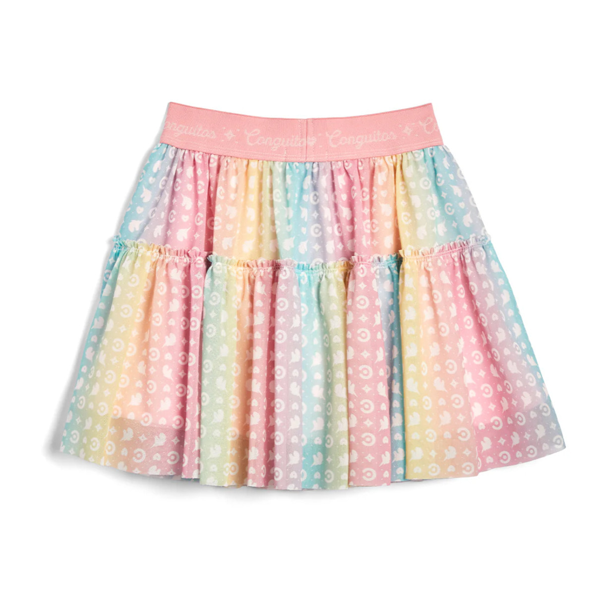 Falda de Niña Estampado Multicolor