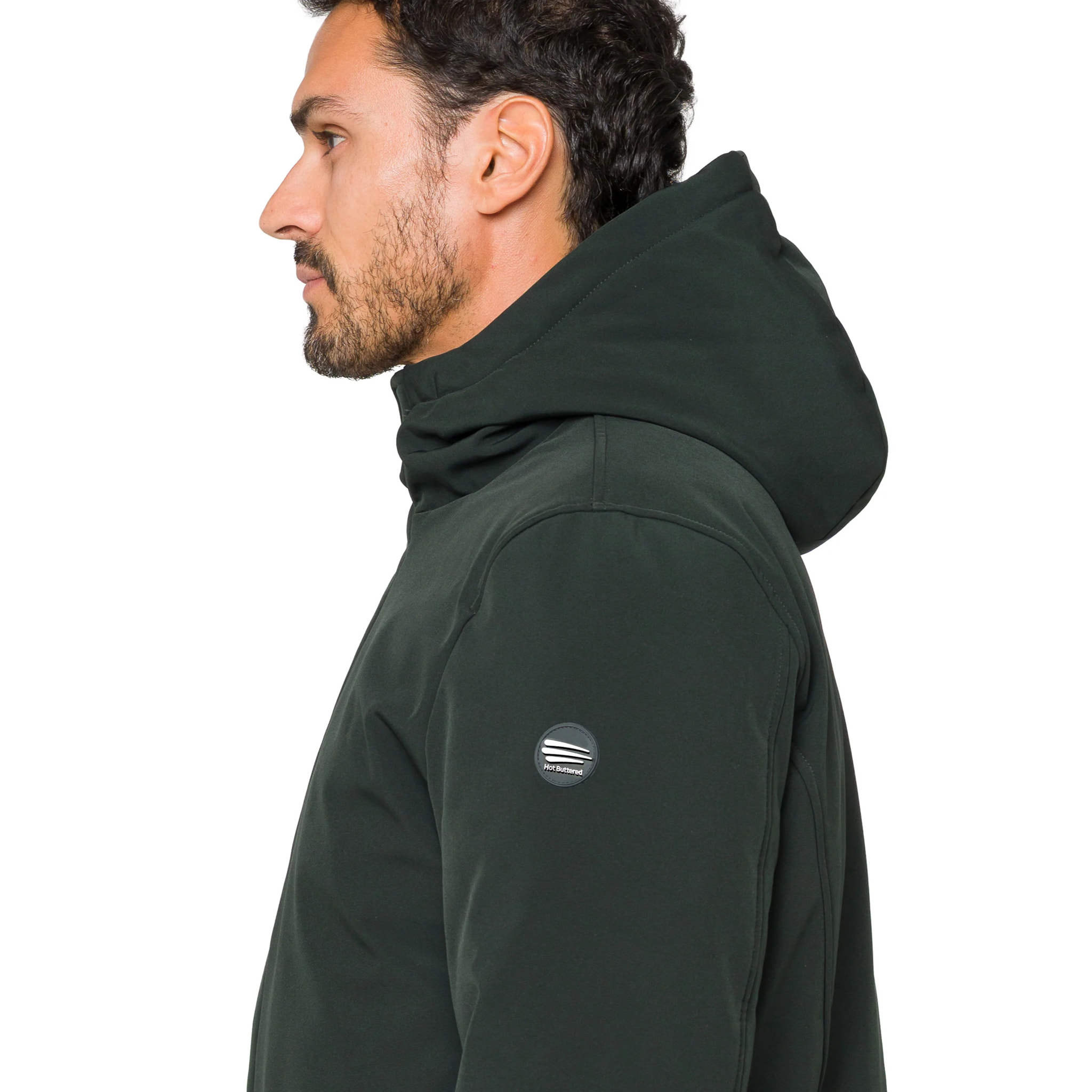 Parka ATITLAN imbottito impermeabile Verde Scuro