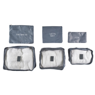 Sac De Rangement Organisateur Bagagage X6pcs