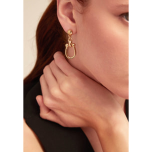 Pendiente Serotonin DORADO U