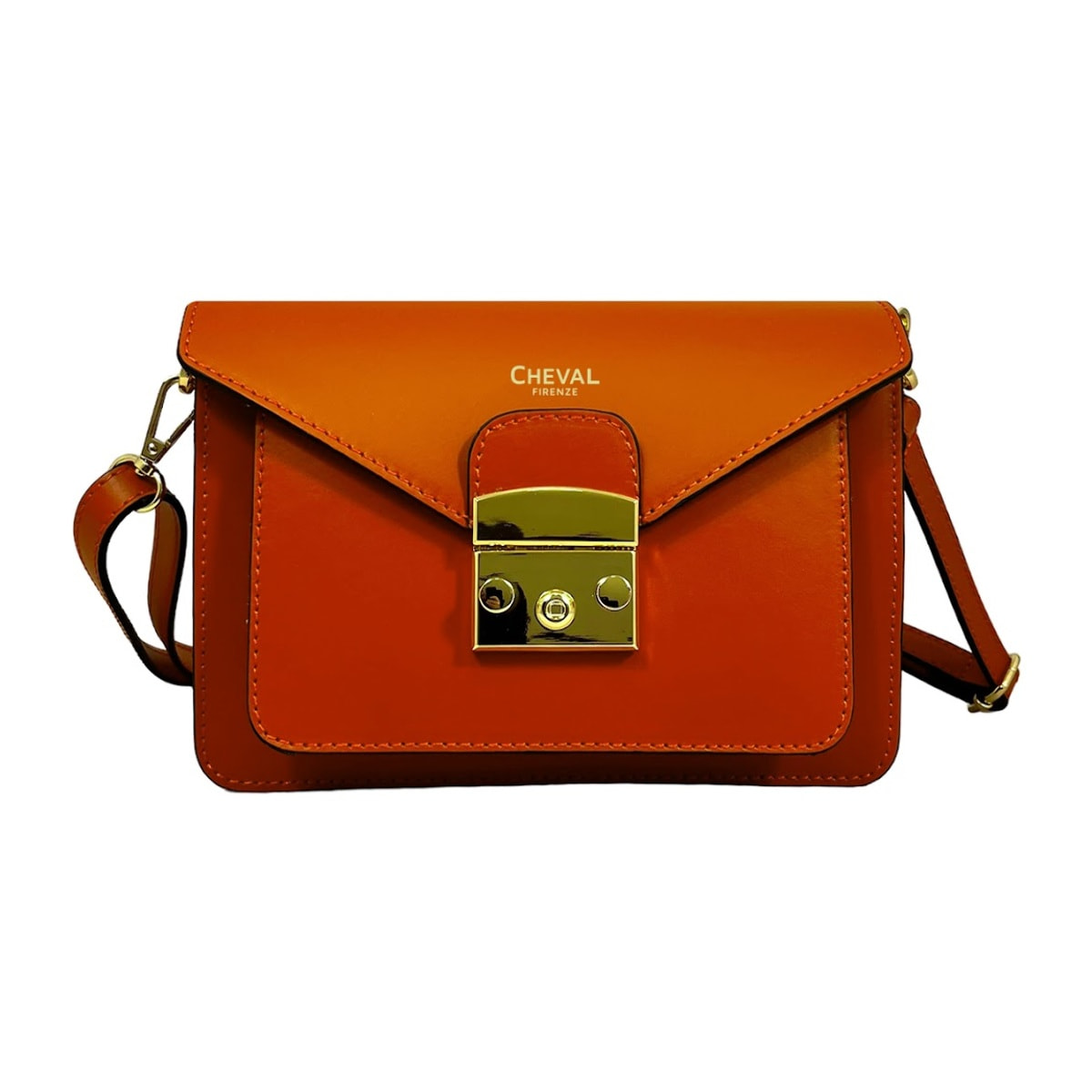 Bolso Cruzado Cheval Firenze Zaniah Naranja Oscuro