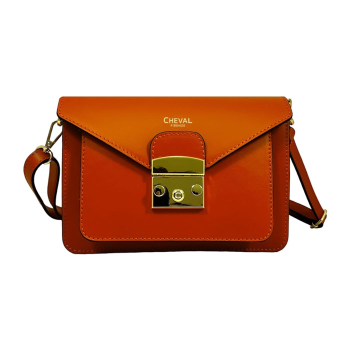Bolso Cruzado Cheval Firenze Zaniah Naranja Oscuro