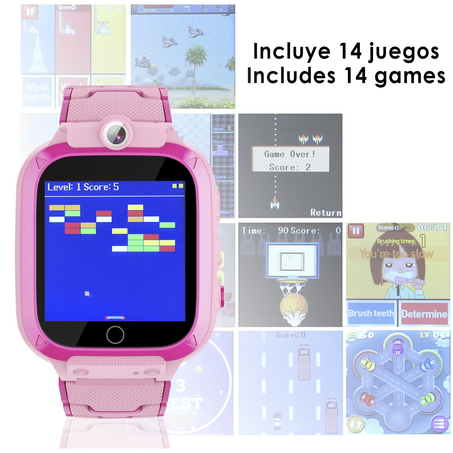 Smartwatch infantil S27 music & game. Doble cámara de fotos y video.