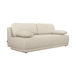 Banquette convertible 3 places tissu chenille avec coffre NELSON