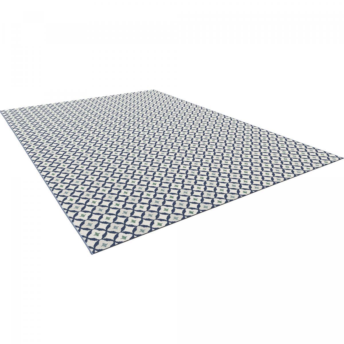 Tapis extérieur tissé kilim rectangle FESI