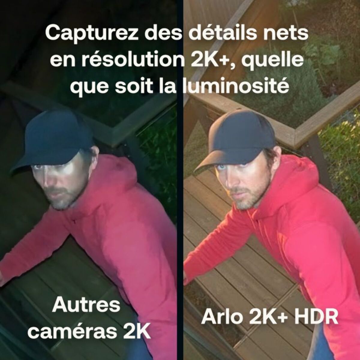 Caméra de surveillance ARLO Pack de 2 caméras 2K+ extérieur Pro6