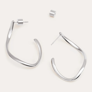 Orecchino Brisa in Acciaio