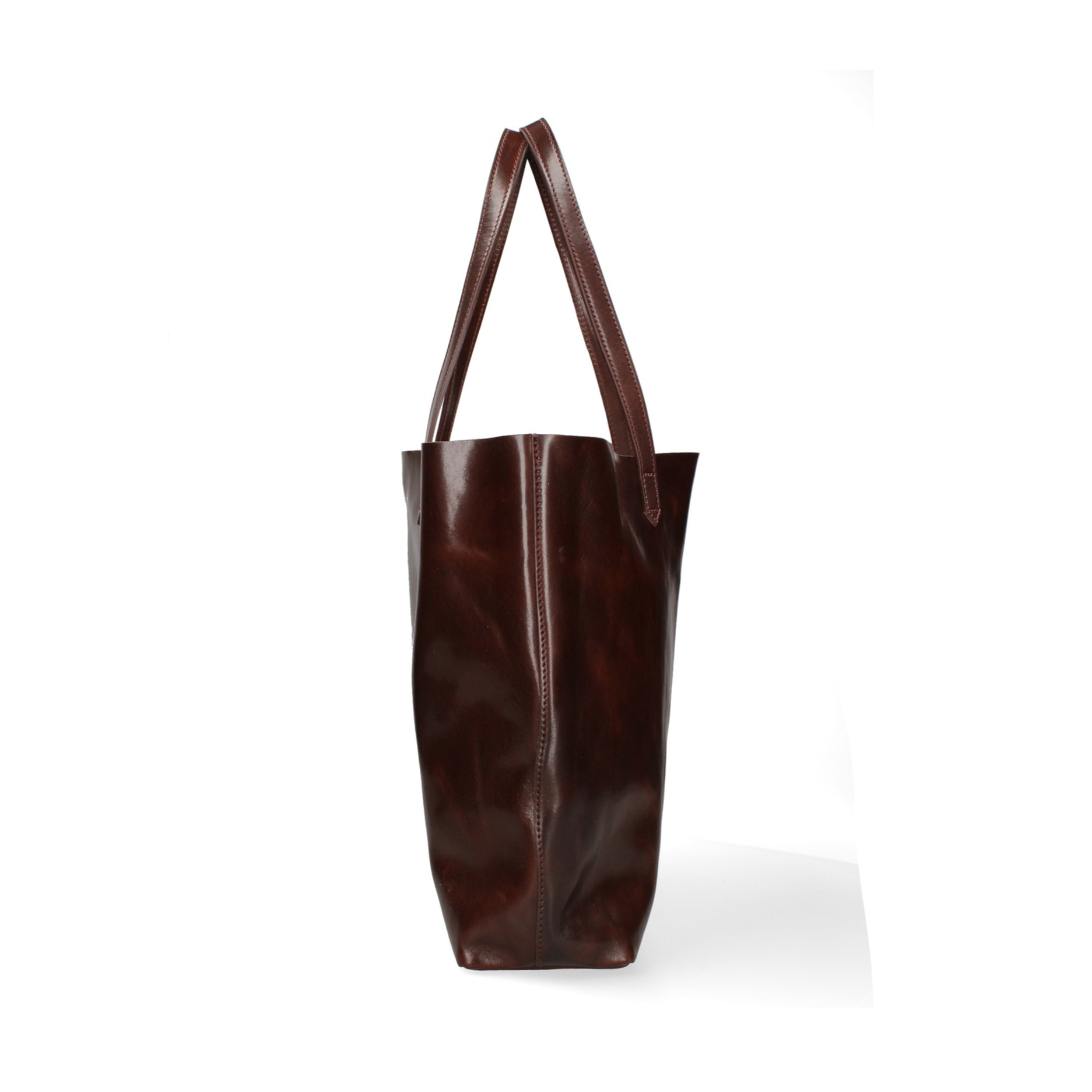 Borsa a mano da donna - Modello False - 100% pelle di vacchetta - 35.0 x 45.0 x 11.0 cm