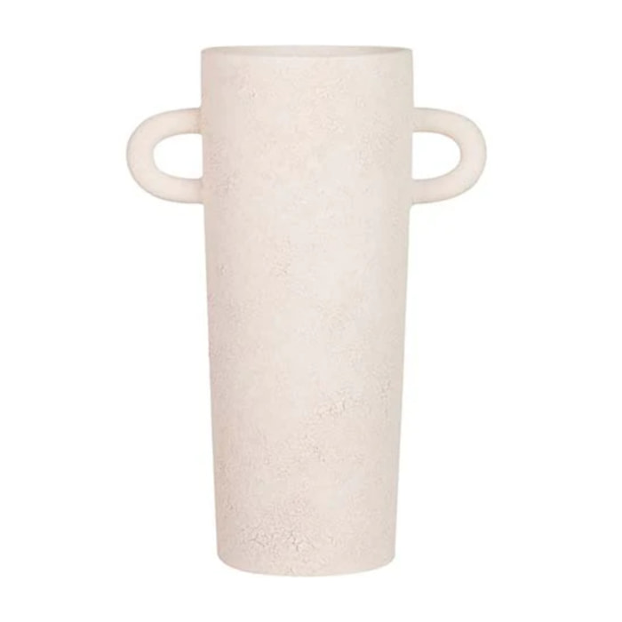 Florero Cerámica Beige 21x12x31 Cm