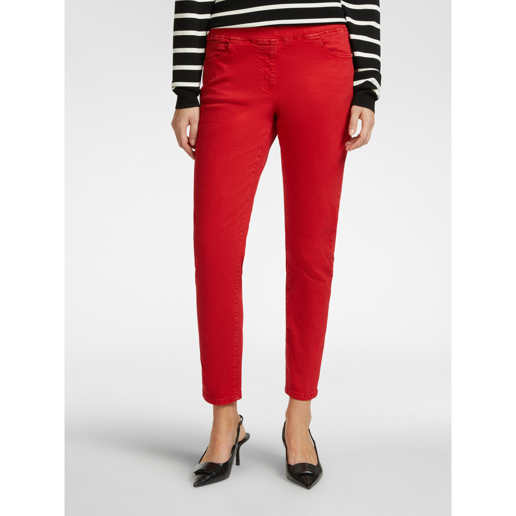 Elena Mirò - Jeggings pull on, "Pat" - Rosso