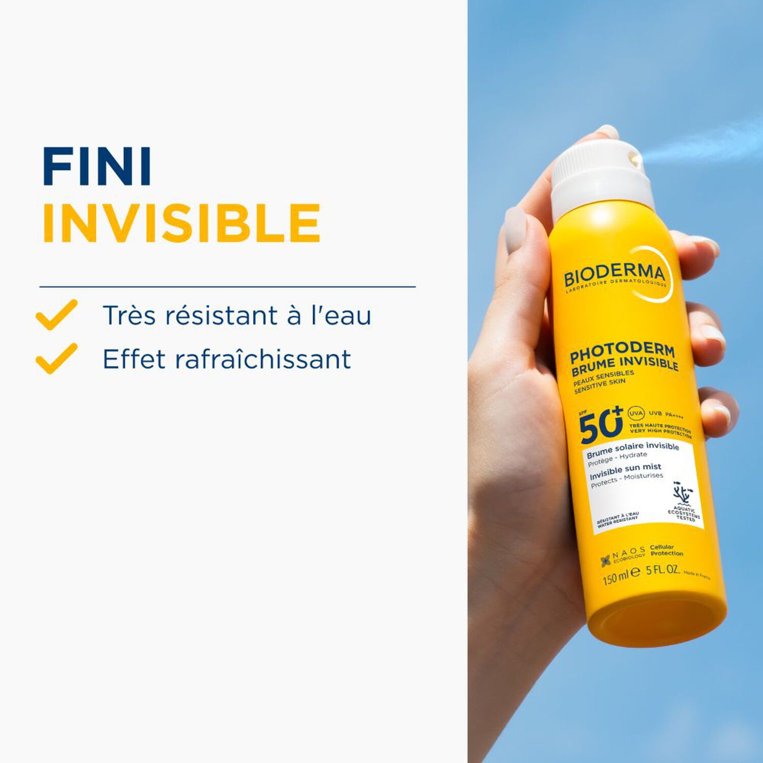 Photoderm SPF50+ - Brume Invisible - Peaux Sensibles 150 ml