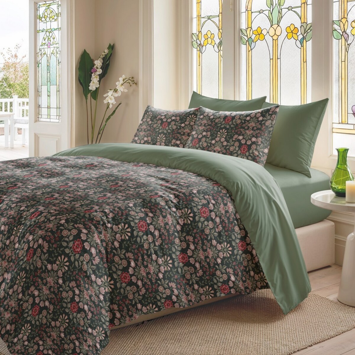 Housse de couette milara vert