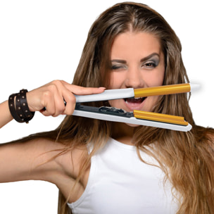 Piastra Revolooper Double Plate - bianco e color oro giallo - 50 W