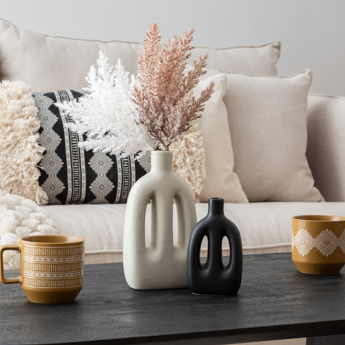 Set de 2 vases Inuit dreams céramique H14/20cm