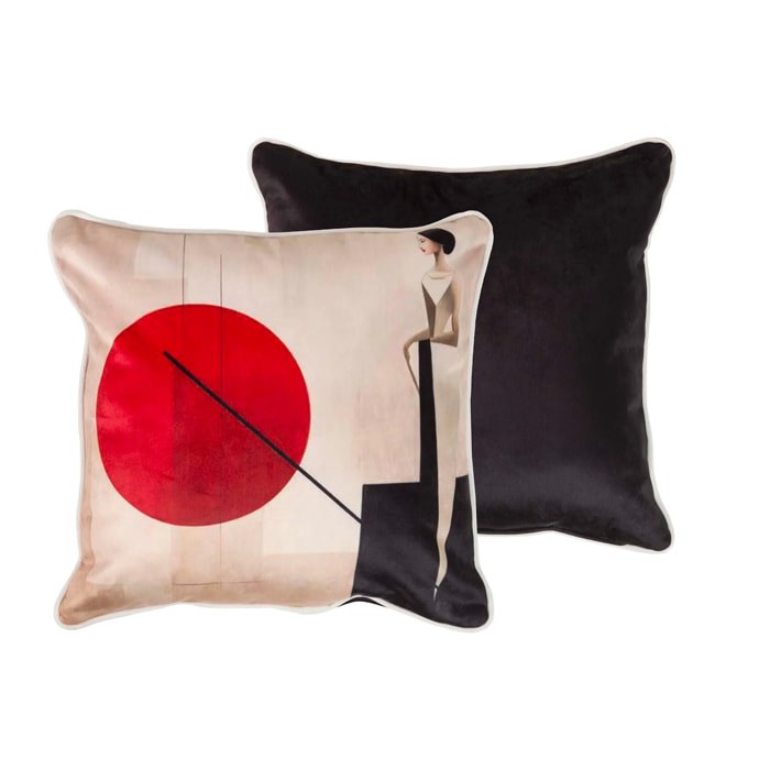 Cojín Velvet Señora 45x13x45 Cm