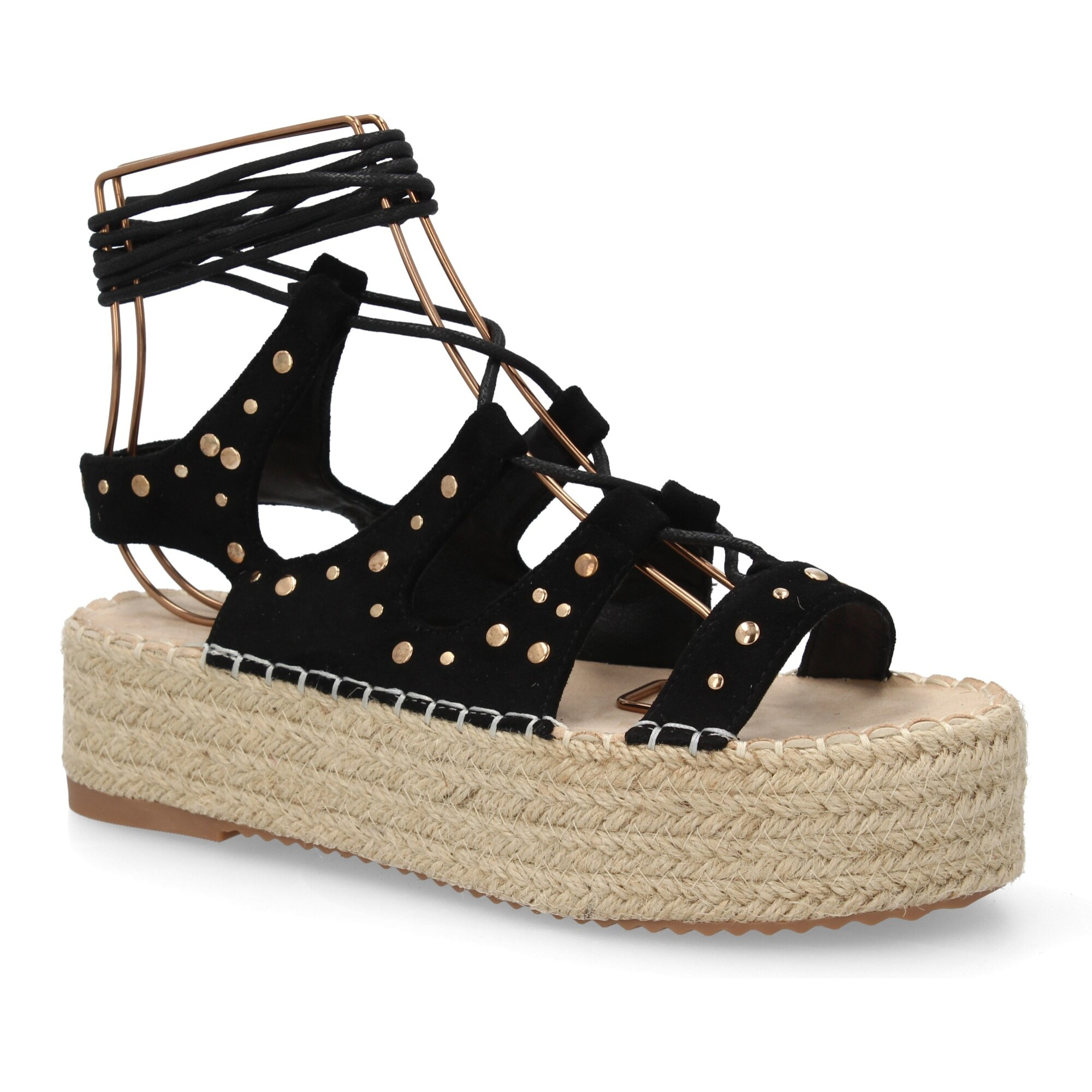 Sandalia plataforma romana mujer elegante