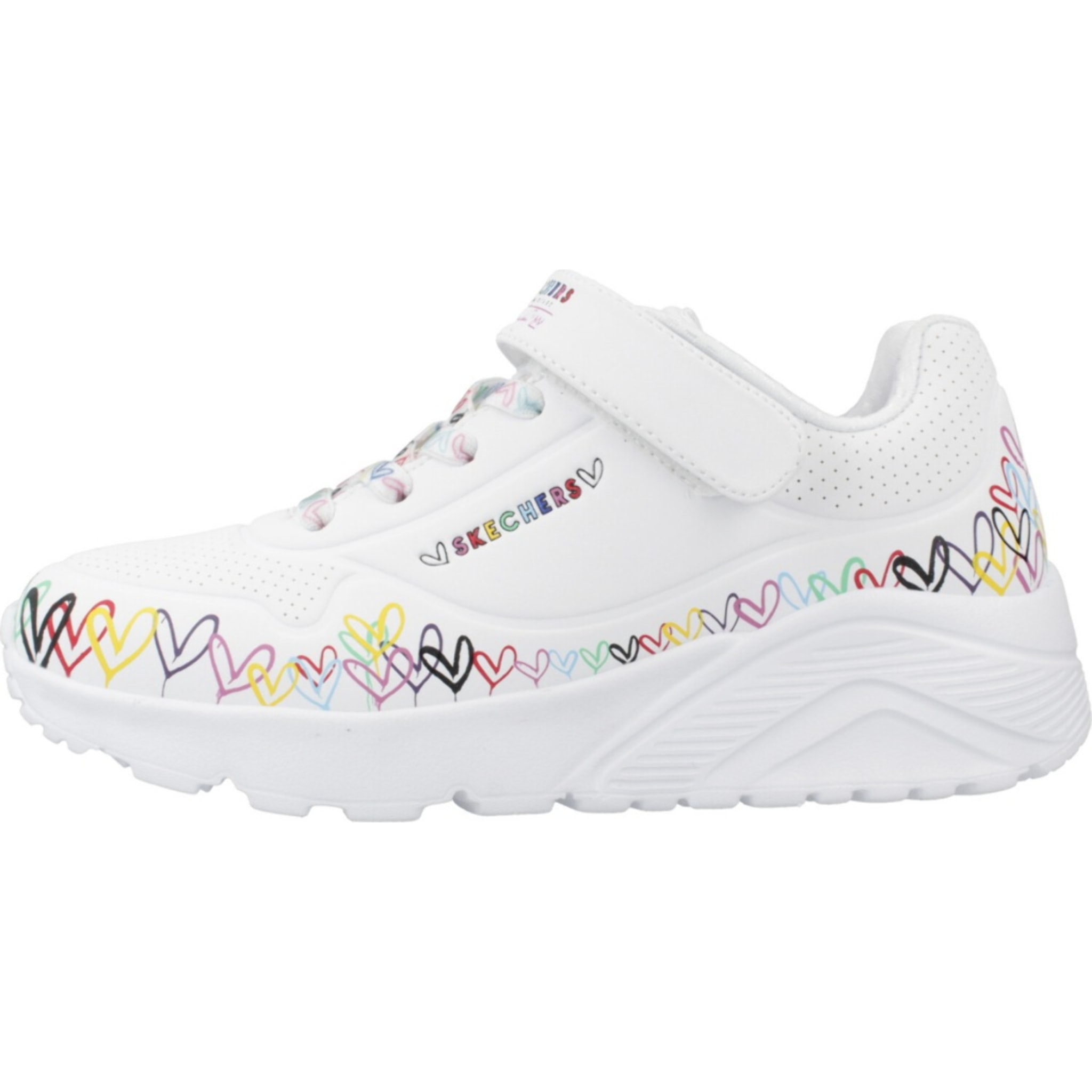 Zapatillas Niña Uno Lite Heart Craze Blanco