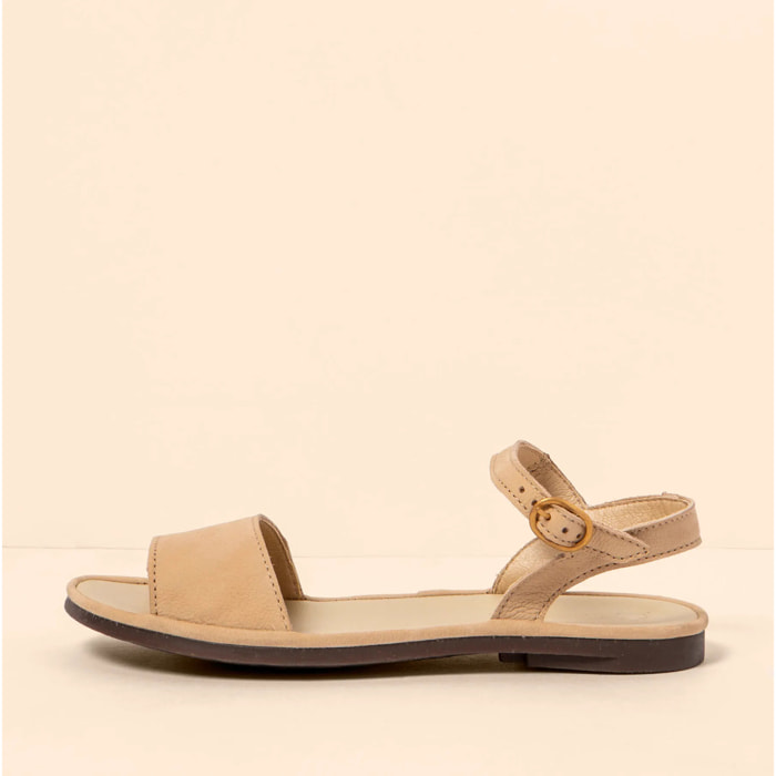 Sandalias N5693 NOBUCK LAVADO CREAM / TULIP color Cream