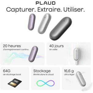 DICTAPHONE PLAUD NotePin Cosmic Gray