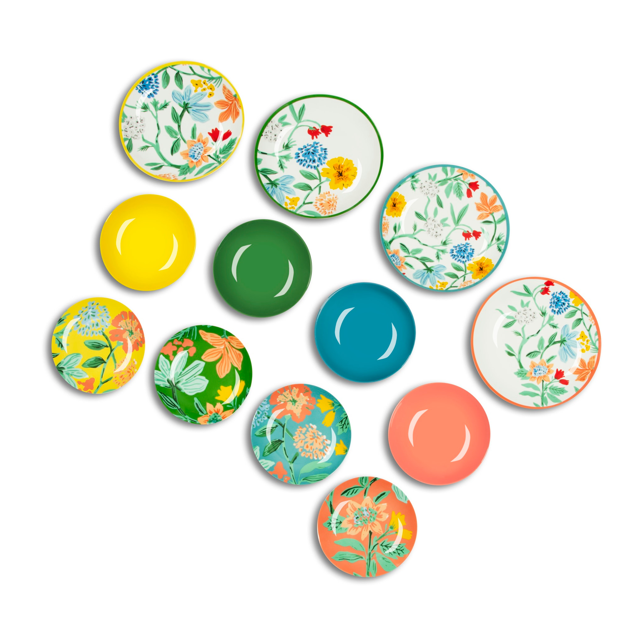 Servizio piatti 12 pezzi Excelsa – Eze Sur Mer, Porcellana e Stoneware Multicolore