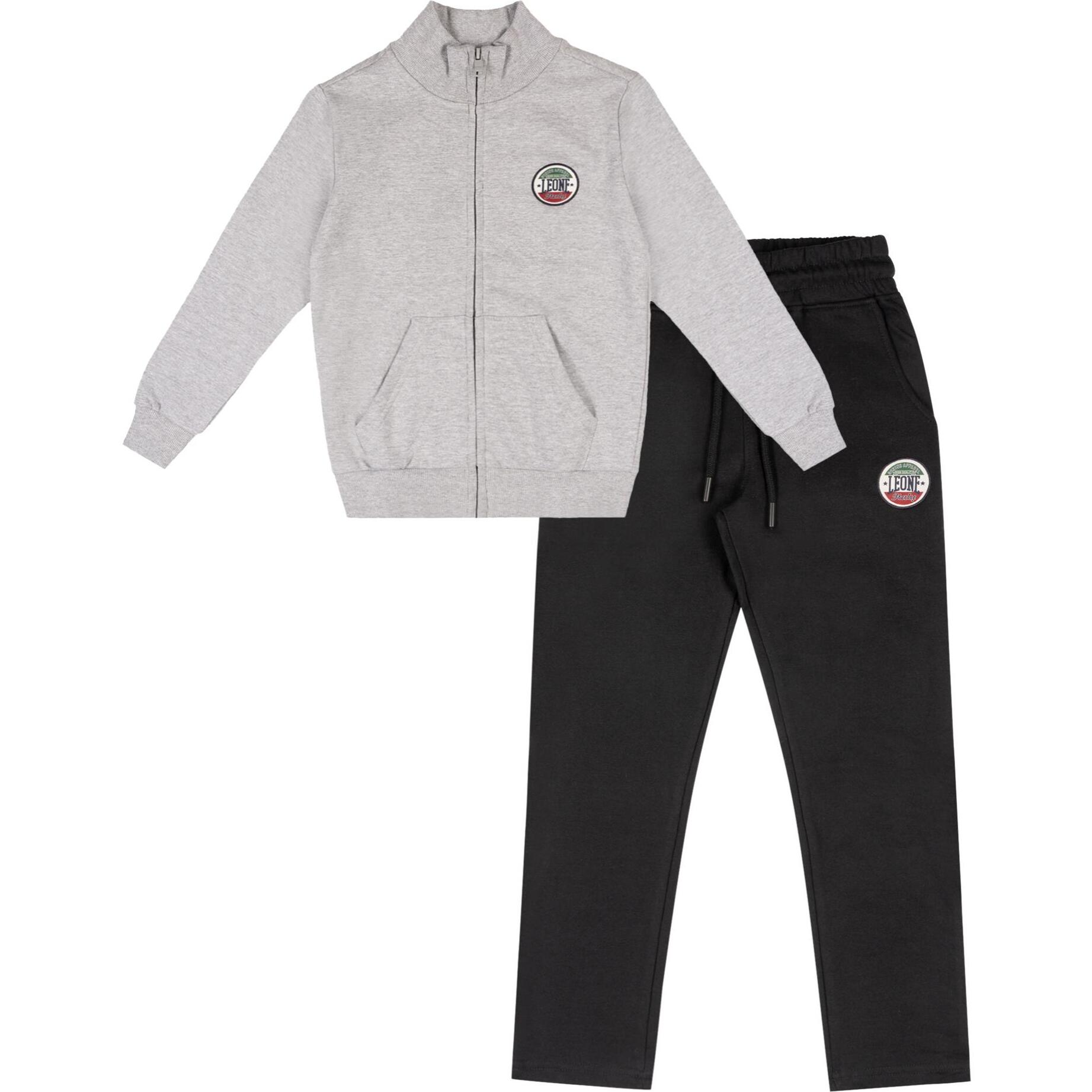 Tuta invernale da bambino con colletto e zip "Italy"