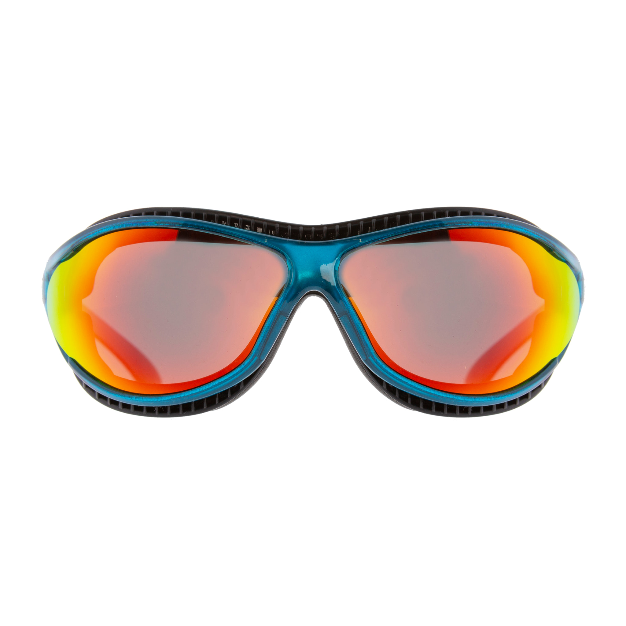 Gafas de deportes acuáticos OCEAN TIERRA DE FUEGO - Azul transparente / Revo roja