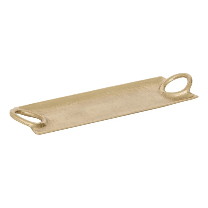 Vide-poche doré L45xp16,5xH4cm