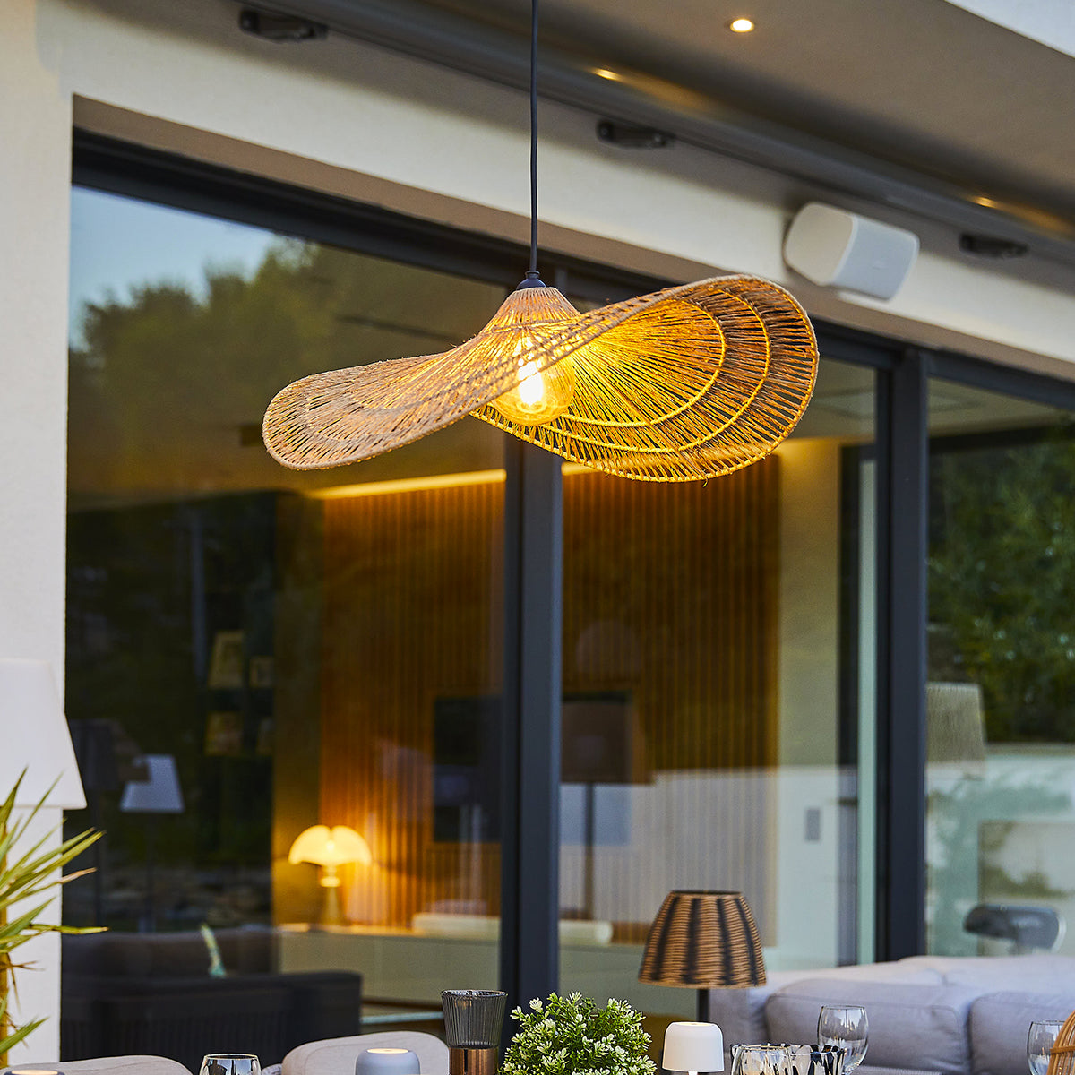 Suspension secteur MARBELLA D63CM 5M