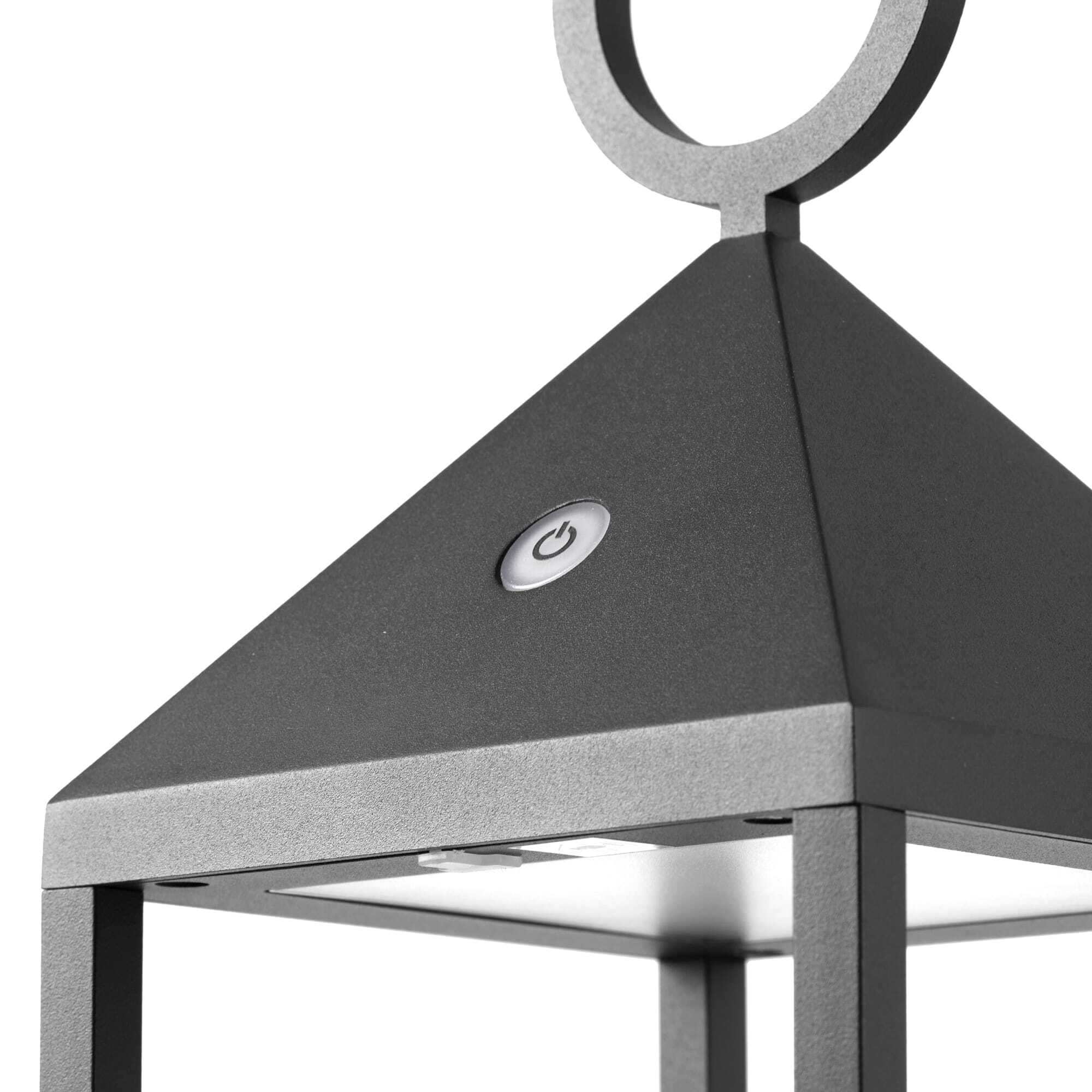 ARGUS LED Lampe portable gris foncé