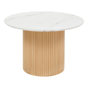 Table à manger 2 places Homelya 110x110x76cm