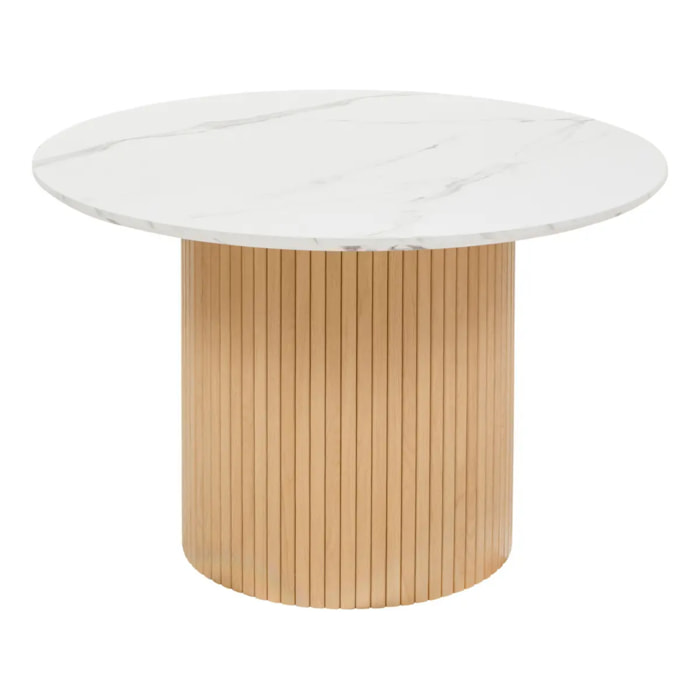 Table à manger 2 places Homelya 110x110x76cm