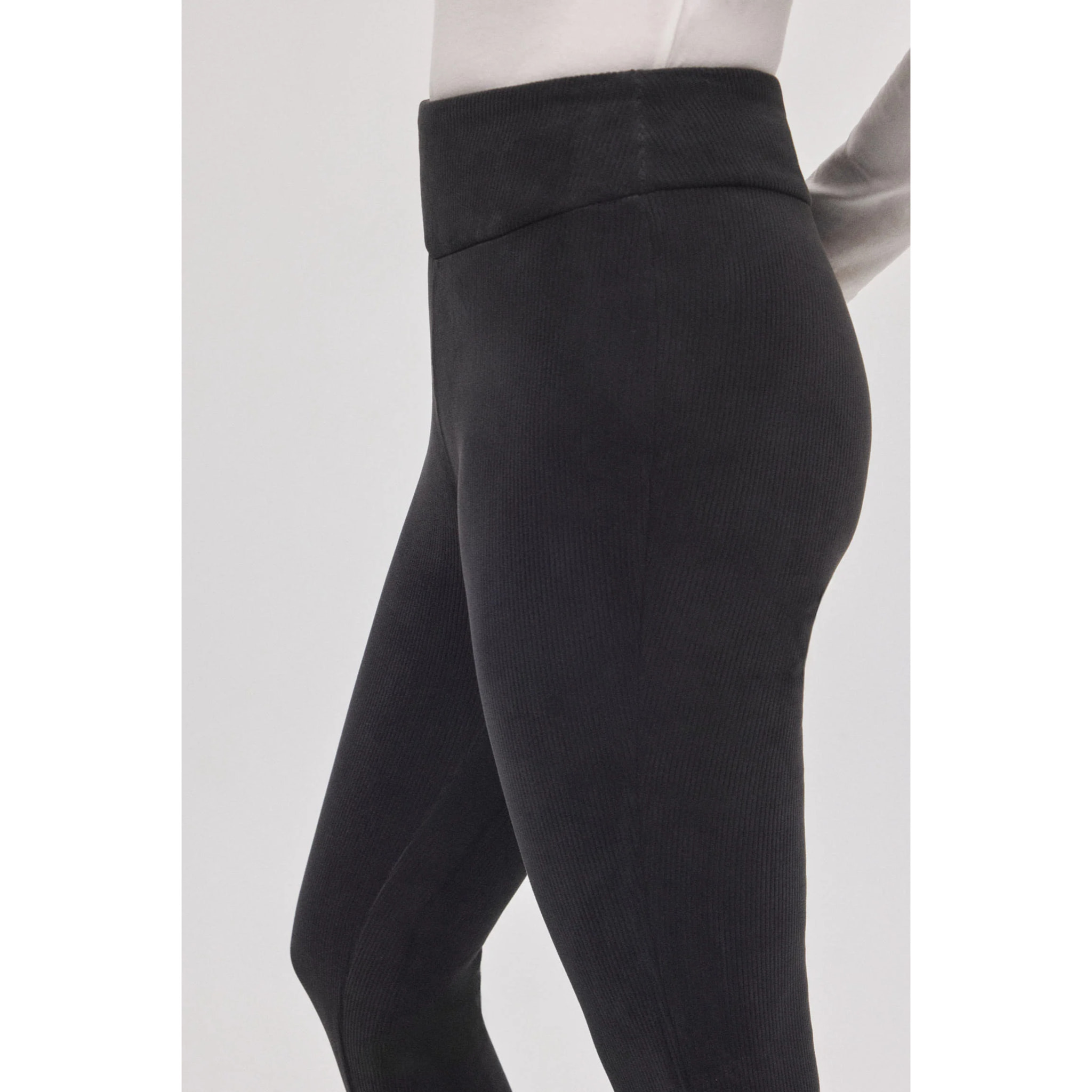 Comodi leggings termici in pile nero