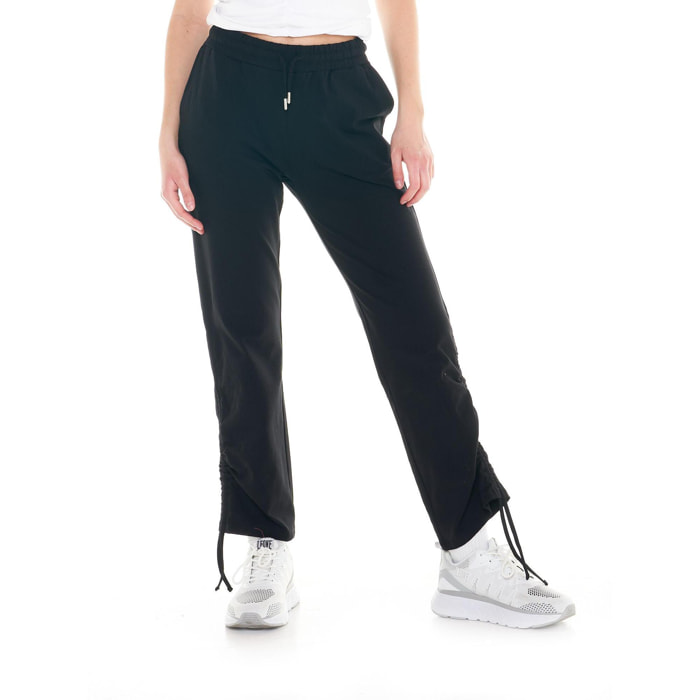 Joggers da donna arricciati Cristal Shine