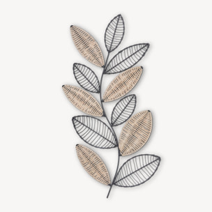 Decoración de pared Aurore 56 x 29 cm metal