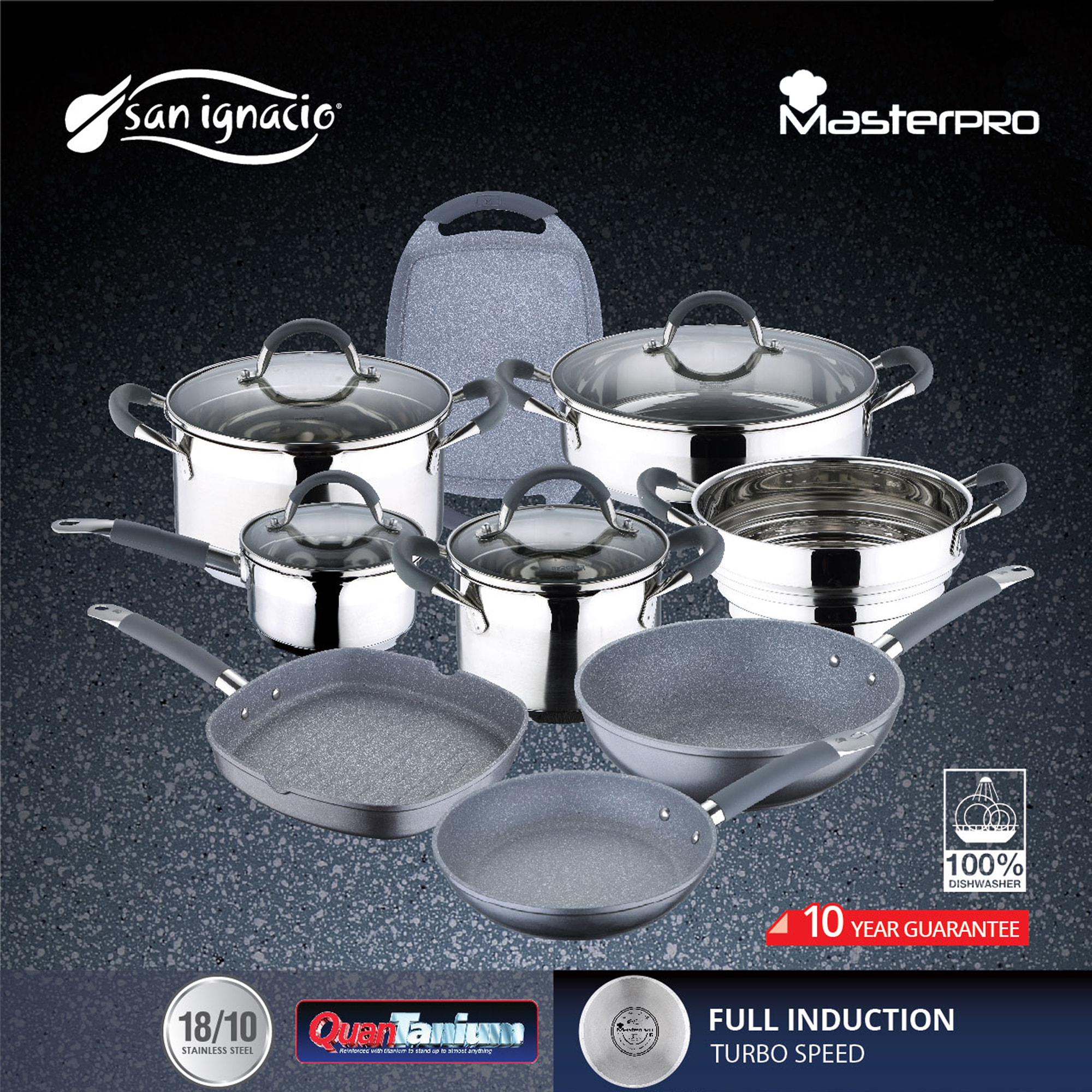 SET 4 CUCHILLOS DE COCINA "SAN IGNACIO"