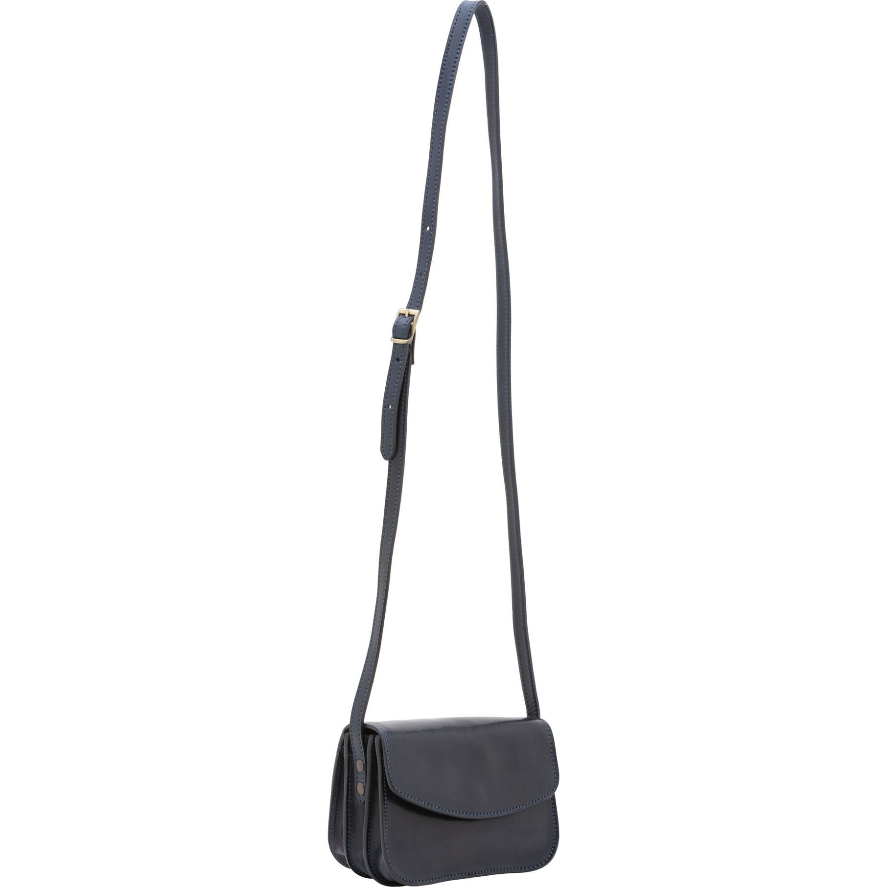 Borsa a tracolla da donna - Modello False - Vera pelle - 19.0 x 13.0 x 9.5 cm