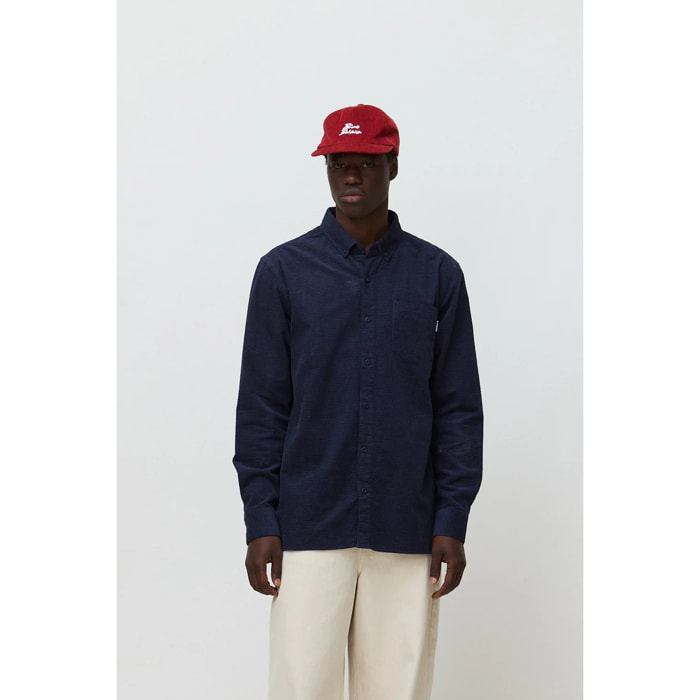 SOBRECAMISA WAFFLE INDIGO BLUE