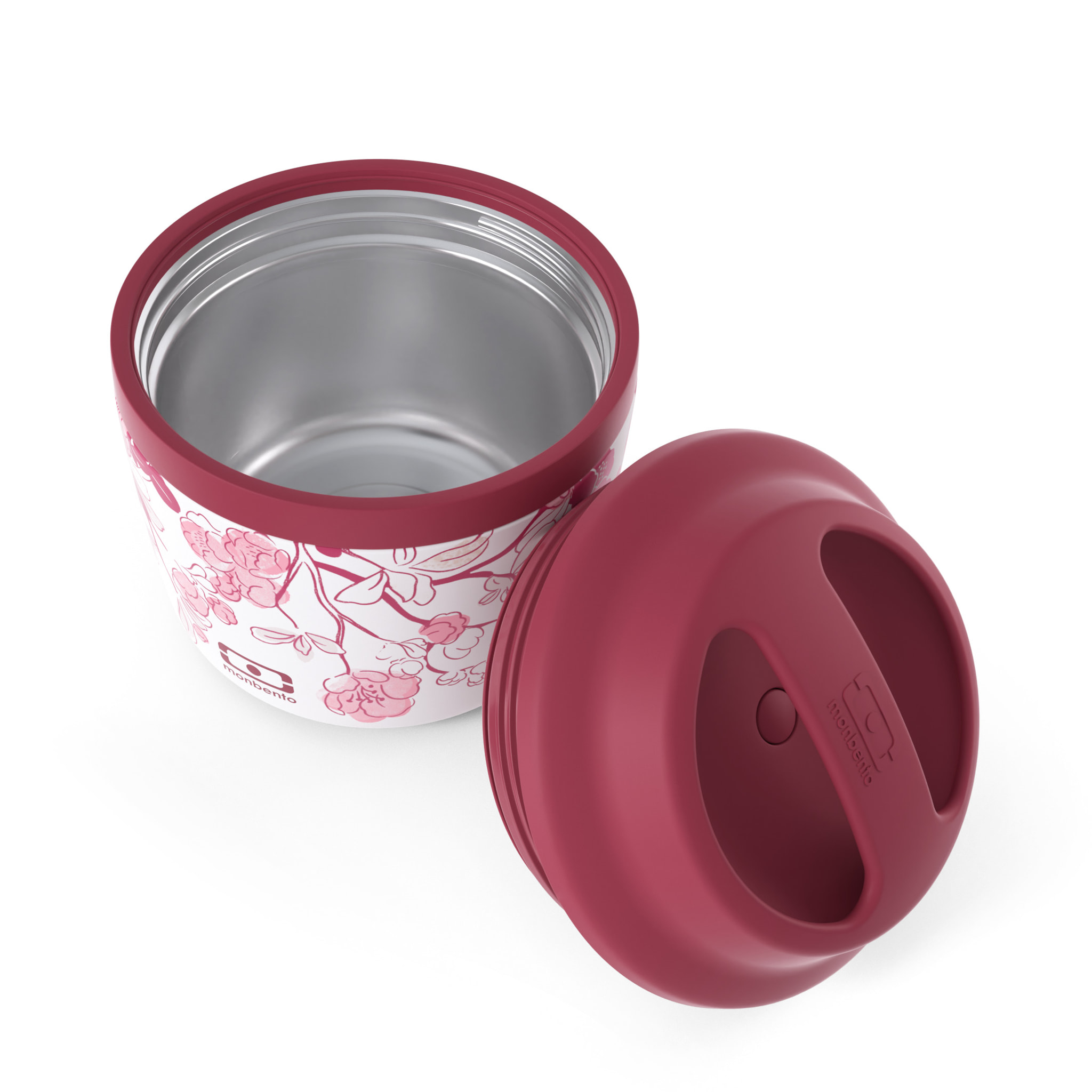 Set lunch box isotherme 550ml Magnolia + sac de transport + couverts