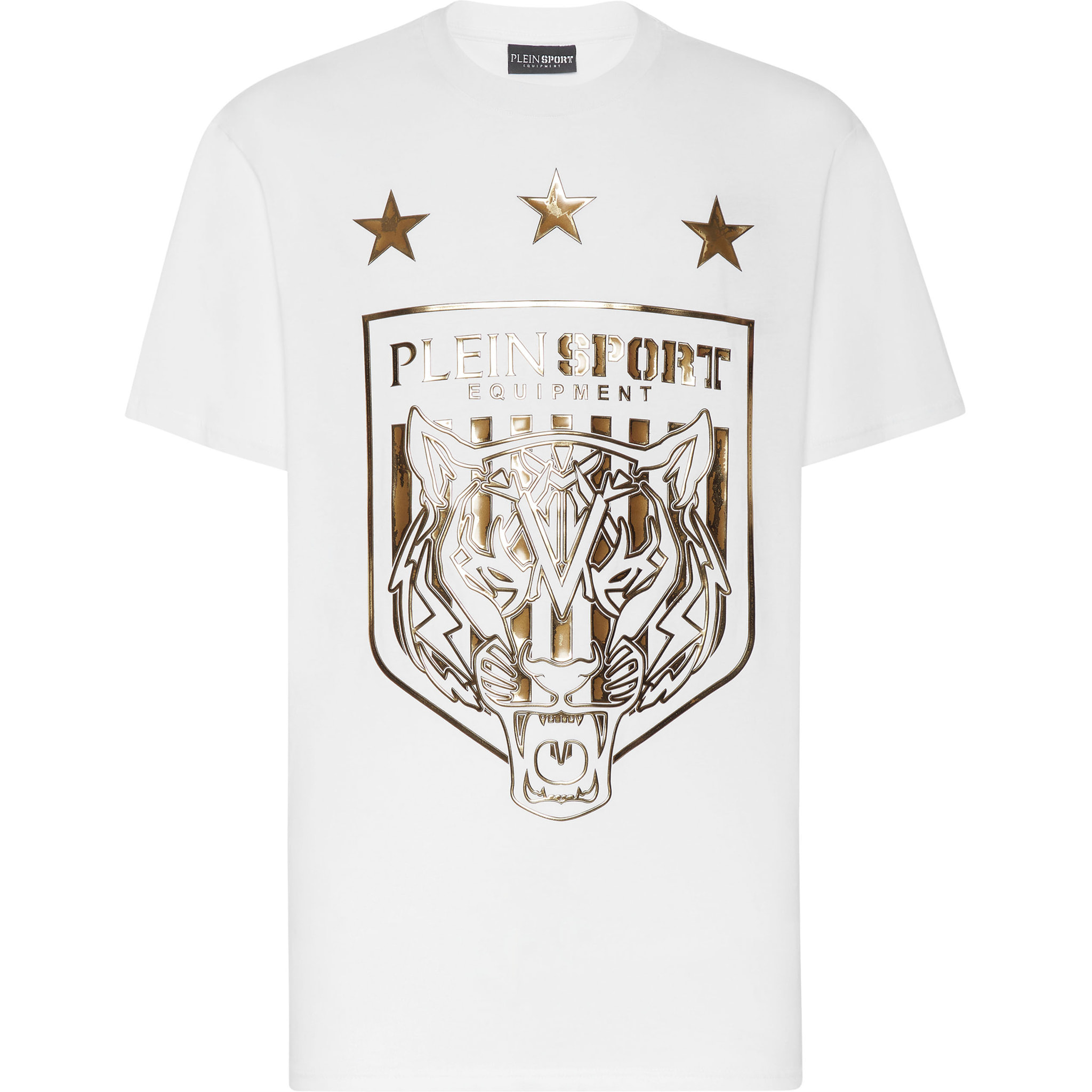 PLEIN SPORT Camiseta Cuello Redondo TIGER