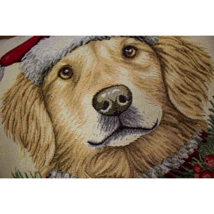 COPPIA CUSCINI ARREDO JACQUARD SFODERABILI 43X43 CM DISEGNO ARGO