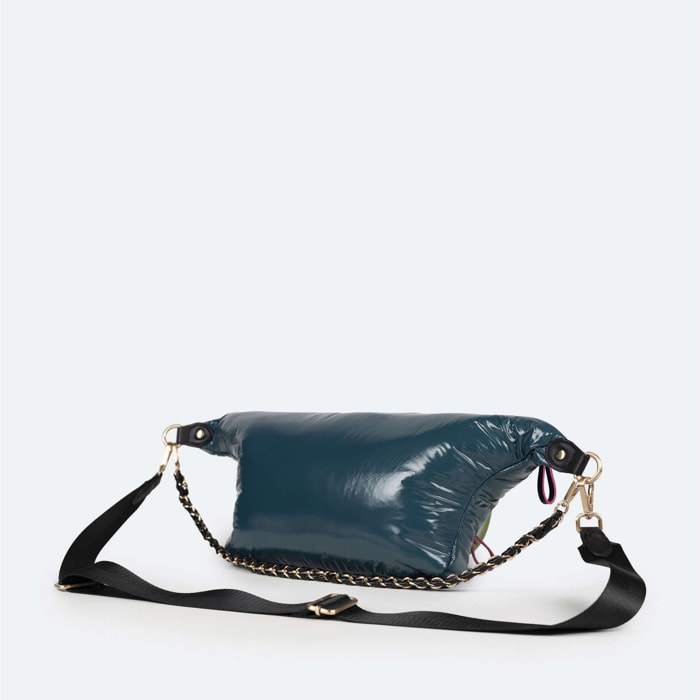 GLOSS RECYCLED FANNYPACK XL C/AQUA