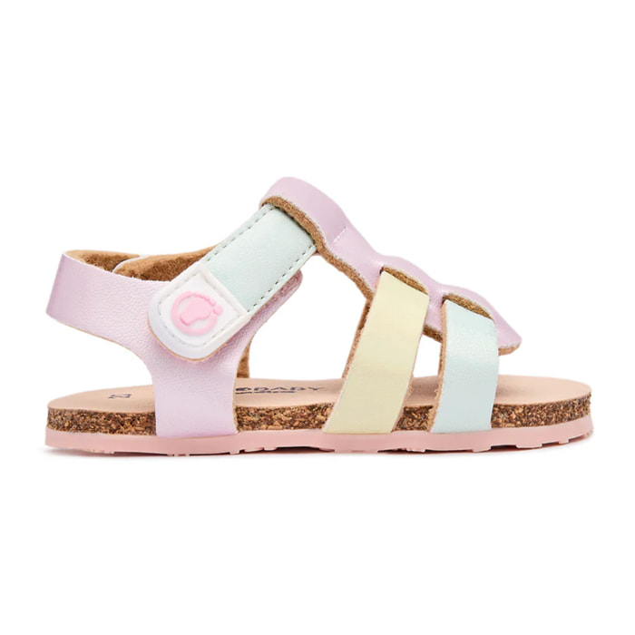 Sandalias Abiertas de Bebé  Respetuosas en Multicolor